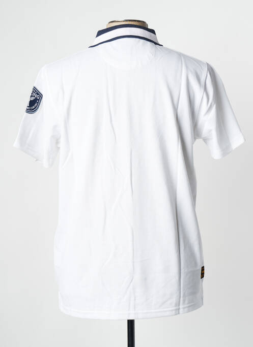 Polo alb DAYTONA bărbat