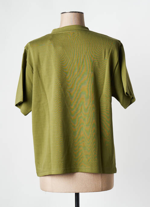 Tricou kaki ROSE GARDEN femme