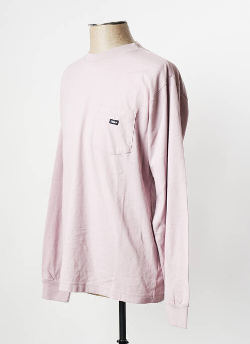 Tricou violet OBEY bărbat