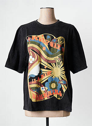 Tricou negru ROSE GARDEN femeie