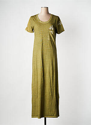 Rochie lungă verde ROSE GARDEN femeie