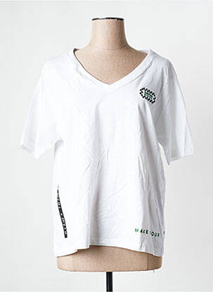 Tricou alb ROSE GARDEN femeie