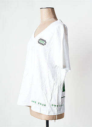 Tricou alb ROSE GARDEN femeie