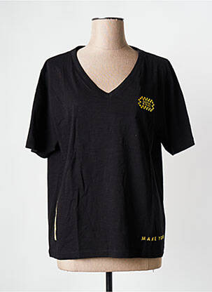 Tricou negru ROSE GARDEN femeie