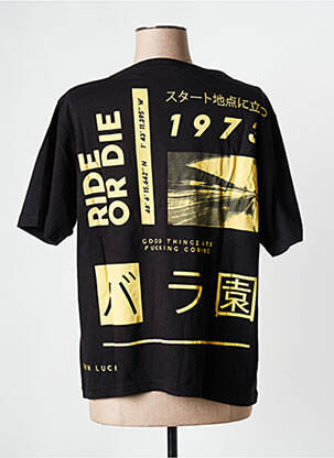 Tricou negru ROSE GARDEN femeie