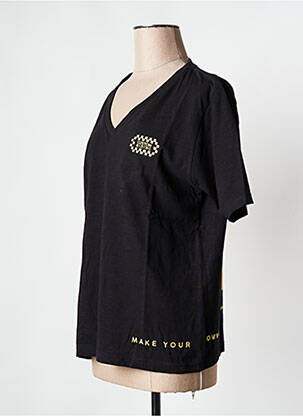 Tricou negru ROSE GARDEN femeie