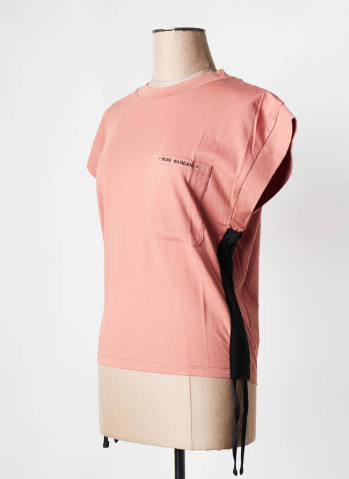 Tricou roz ROSE GARDEN femeie