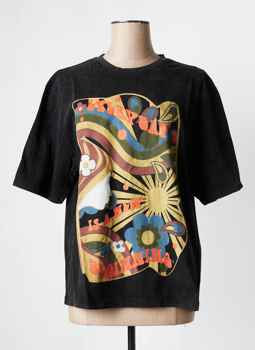 Tricou negru ROSE GARDEN femeie