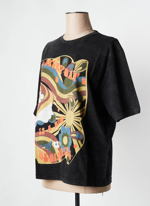 Tricou negru ROSE GARDEN femeie