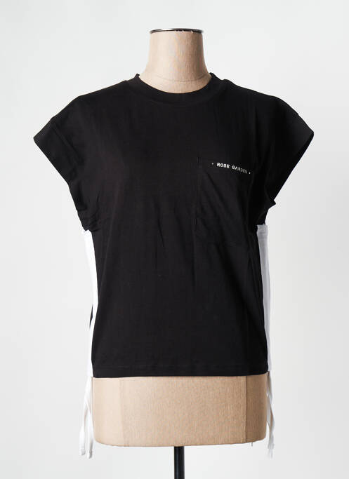 Tricou negru ROSE GARDEN femeie