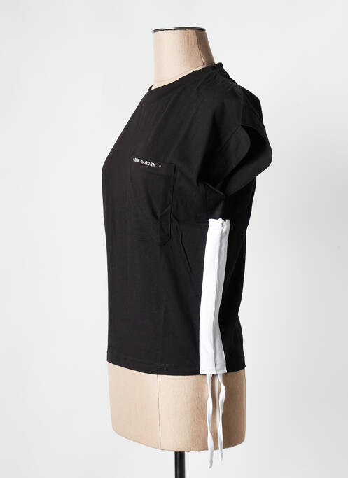 Tricou negru ROSE GARDEN femeie