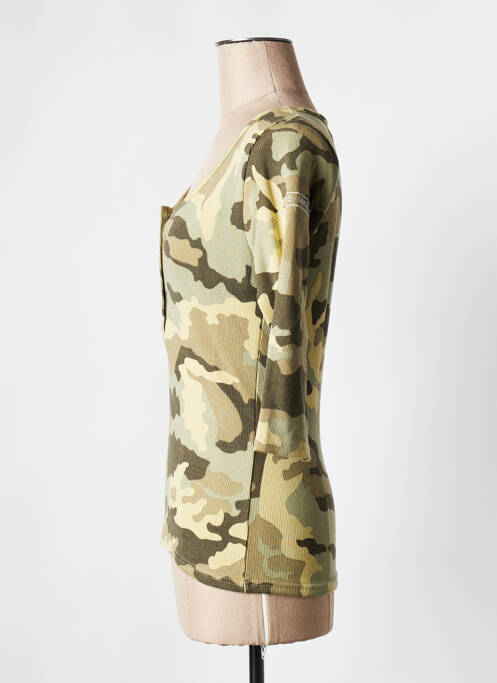 Tricou verde ROSE GARDEN femeie