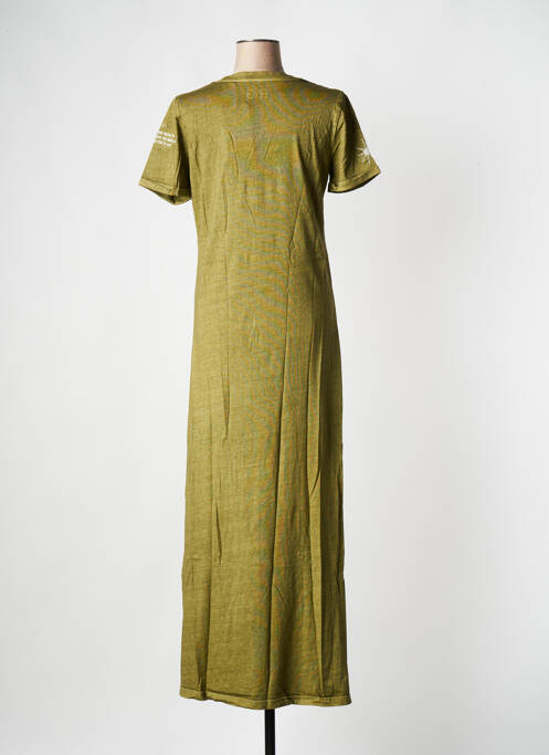 Rochie lungă verde ROSE GARDEN femeie