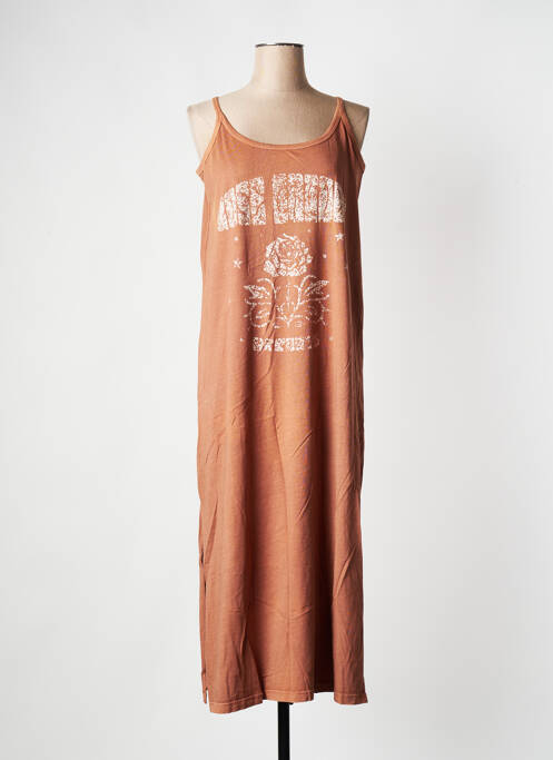 Rochie lungă portocaliu ROSE GARDEN femeie