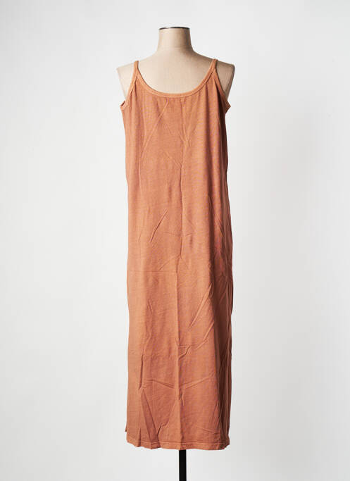 Rochie lungă portocaliu ROSE GARDEN femeie