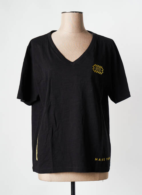 Tricou negru ROSE GARDEN femeie