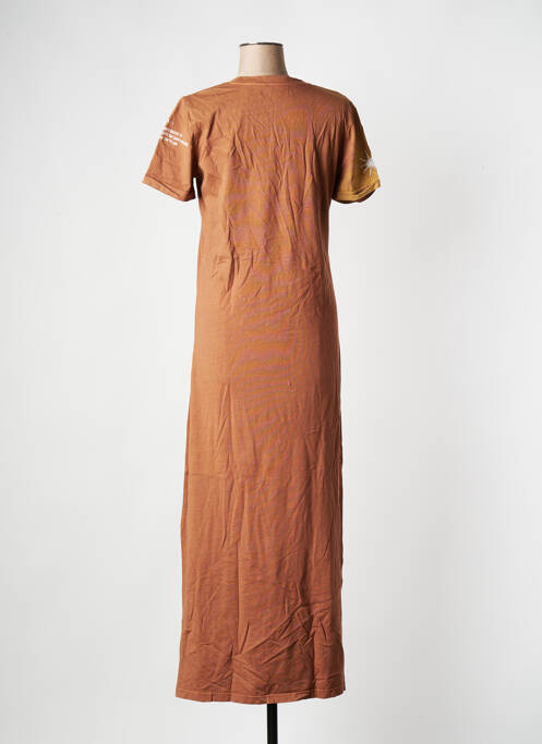 Rochie lungă portocaliu ROSE GARDEN femeie