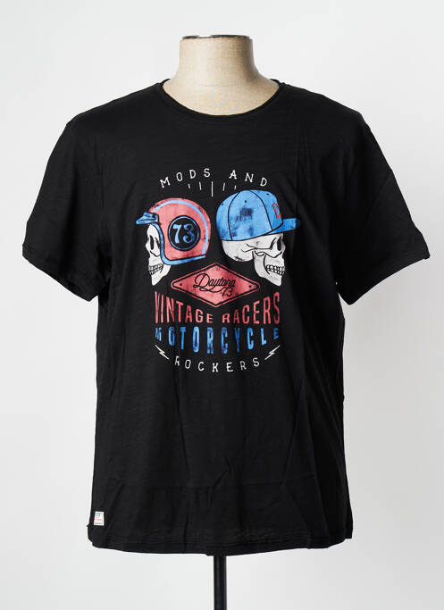 Tricou negru DAYTONA bărbat
