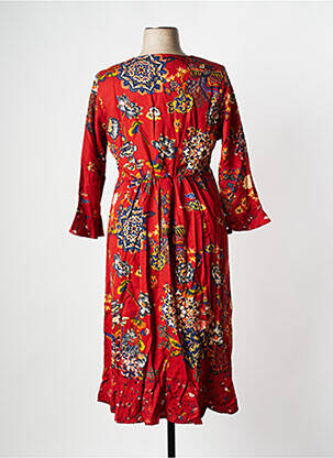 Rochie midi mâneci lungi mâneci lungi maro LA FIANCEE DU MEKONG femeie