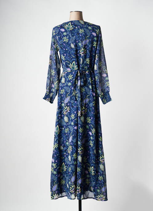 Rochie lungă mâneci lungi mâneci lungi albastru LA FIANCEE DU MEKONG femme