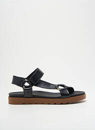 Sandale/pantofi decupați vârf deschis toc plat până la 3 cm negru GEORGIA ROSE femme