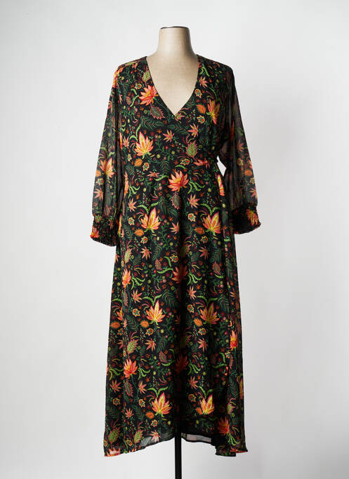 Rochie lungă mâneci lungi mâneci lungi negru LA FIANCEE DU MEKONG femme