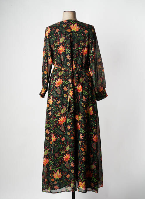 Rochie lungă mâneci lungi mâneci lungi negru LA FIANCEE DU MEKONG femme