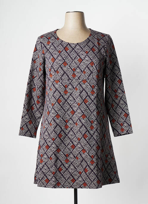 Rochie scurtă mâneci lungi mâneci lungi ecru LA FIANCEE DU MEKONG femme