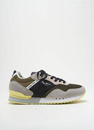Adidași vârf rotund vârf rotund verde PEPE JEANS bărbat