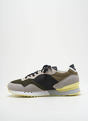 Adidași vârf rotund vârf rotund verde PEPE JEANS bărbat