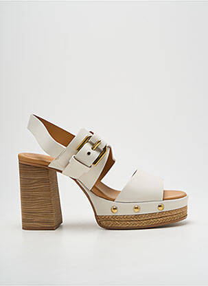 Sandale/Pantofi decupați alb SEE BY CHLOÉ femeie