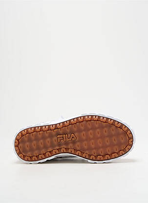 Adidași închidere cu șireturi vârf rotund alb FILA fată