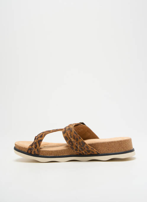 Șlapi maro CLARKS femeie