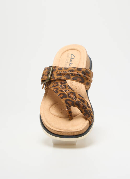 Șlapi maro CLARKS femeie