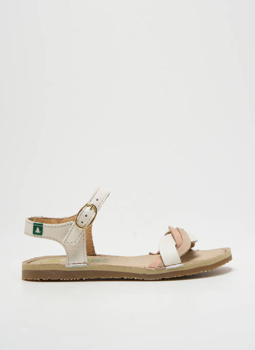 Sandale/Pantofi decupați alb EL NATURALISTA fată