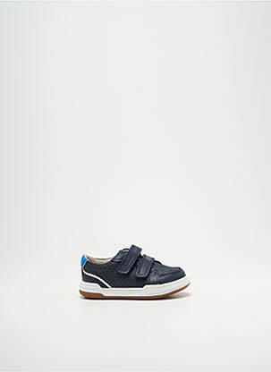 Adidași închidere cu șireturi vârf rotund albastru CLARKS băiat