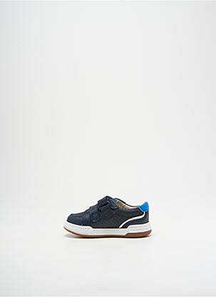 Adidași închidere cu șireturi vârf rotund albastru CLARKS băiat