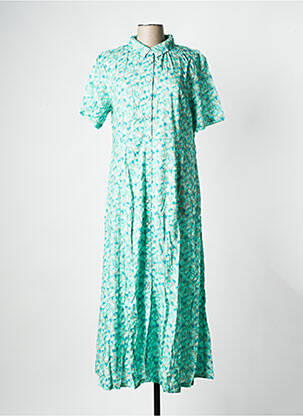 Rochie lungă mâneci lungi mâneci lungi verde LA FIANCEE DU MEKONG femeie