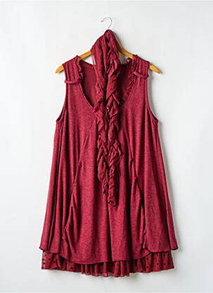Rochie scurtă bordeaux MYRINE & ME femeie