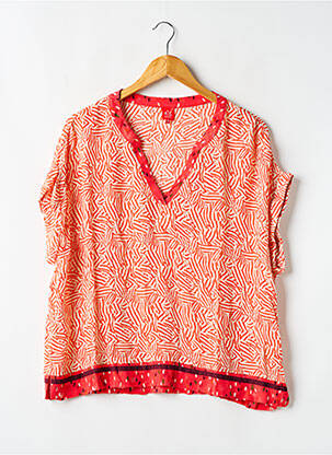 Cămașă cu mâneci scurte portocaliu CAPTAIN TORTUE femeie