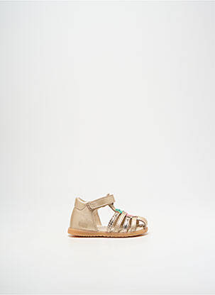 Sandale/Pantofi decupați auriu BOPY fată