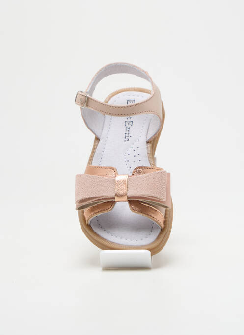 Sandale/Pantofi decupați roz ROSE ET MARTIN fată