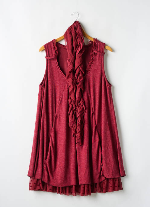 Rochie scurtă bordeaux MYRINE & ME femeie