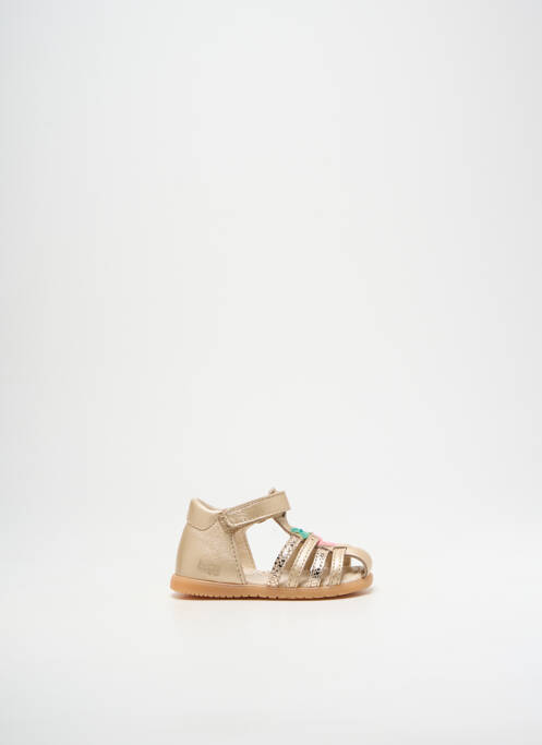 Sandale/Pantofi decupați auriu BOPY fată