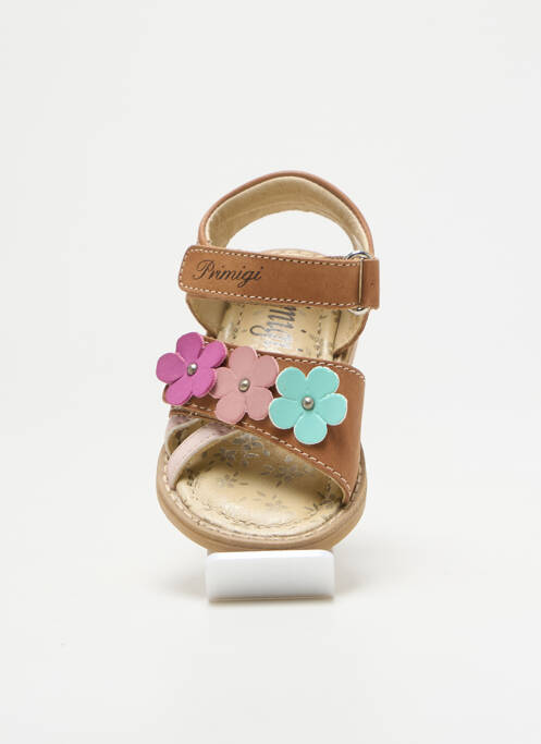 Sandale/Pantofi decupați maro PRIMIGI fată