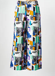 Pantalon larg alb LA FIANCEE DU MEKONG femeie