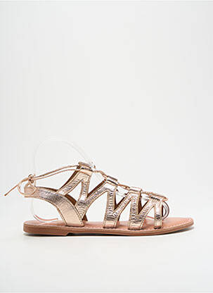 Sandale/Pantofi decupați auriu L'ATELIER TROPÉZIEN femeie