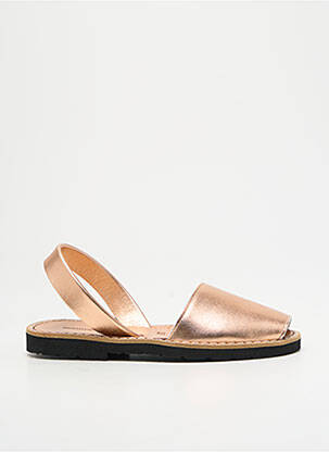 Sandale/Pantofi decupați auriu MINORQUINES fată