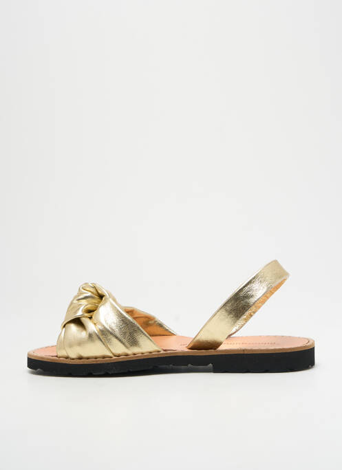 Sandale/Pantofi decupați auriu MINORQUINES femeie