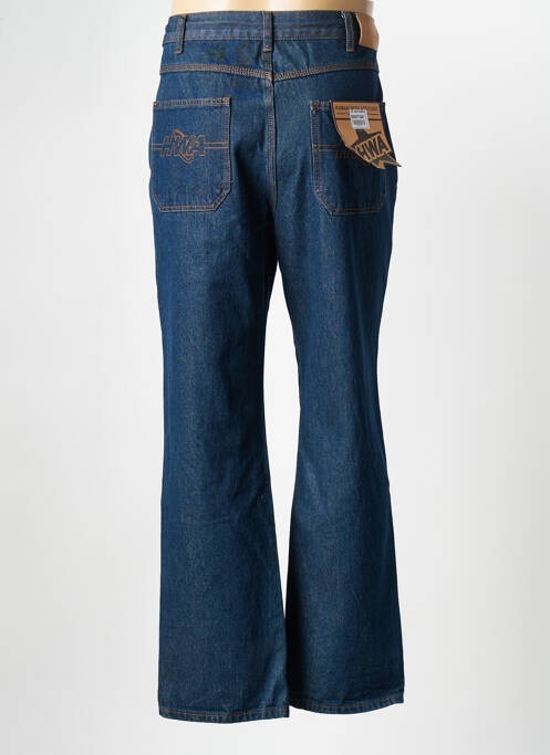 Blugi cu croială dreaptă albastru HUMAN WITH ATTITUDE bărbat